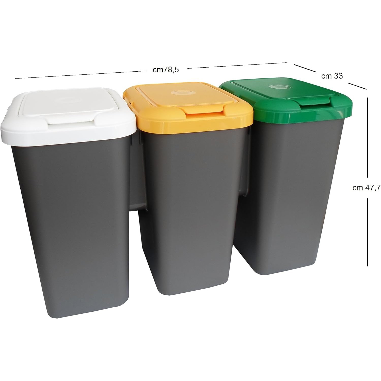 Tontarelli Trio 75L Cestino Raccolta Differenziata foto 6